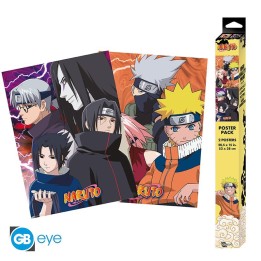 ABYSTYLE NARUTO - Set 2 Poster piccoli: "Konoha Ninjas & Deserters" (52x38)