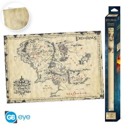 ABYSTYLE LORD OF THE RINGS - Poster pergamena (66x46): "Middle Earth"