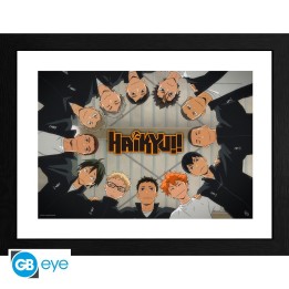 ABYSTYLE HAIKYU!! - Poster Incorniciato: "Karasuno Fight" (30x40)
