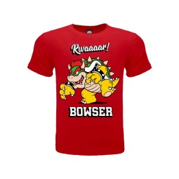 NINTENDO SUPER MARIO BOWSER T-shirt 12/13 red