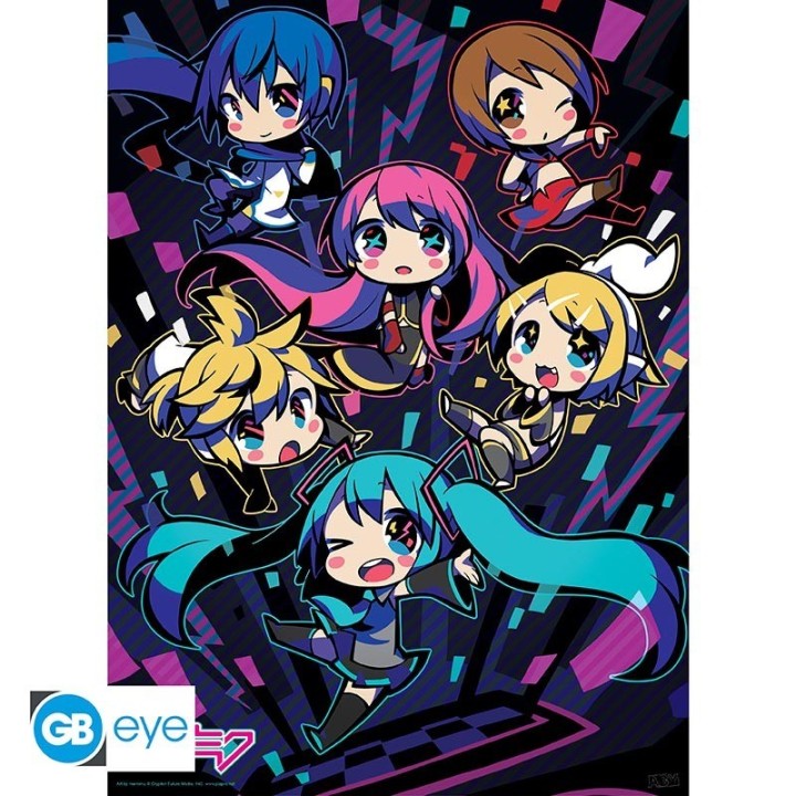 ABYSTYLE HATSUNE MIKU - Poster 52x38 :"Miku & Amis"