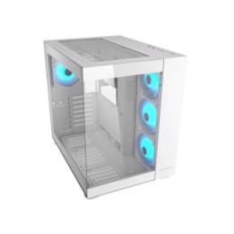 COUGAR CASE MID TOWER CUBE FV 150 RGB WHITE D.CHAMBER 3120+120mm ARGB.