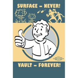 ABYSTYLE FALLOUT - Poster grande: "Vault Forever" (91.5x61)