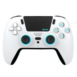 FREAKS AND GEEKS Wireless Bluetooth Controller for PS5- LED - White