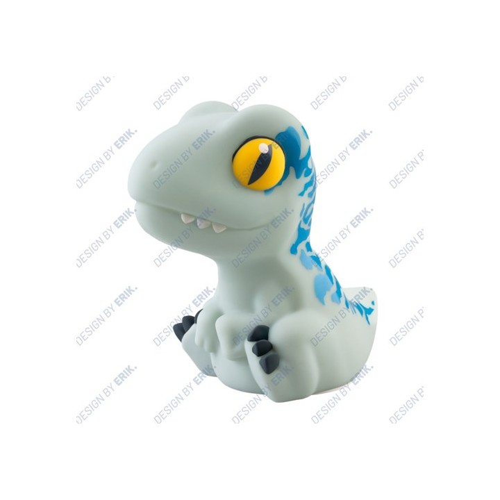 ERIK.LAMPADA SQUISHY JURASSIC PARK BLUE