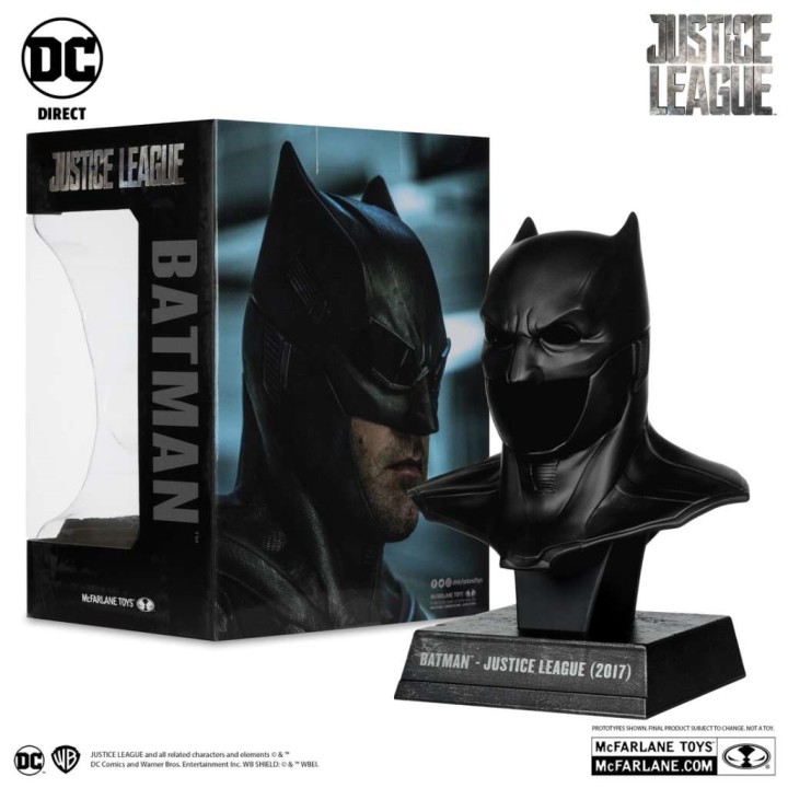 McFarlane Toys: DC Direct Batman - 1:3 Cowl Mini Replica Batman Justice League (2017) 19cm