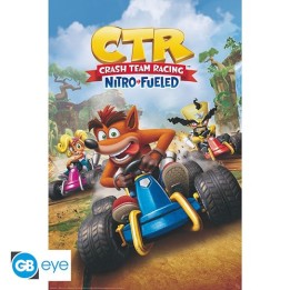 ABYSTYLE CRASH TEAM RACING - Poster grande: "Cover" (91.5x61)