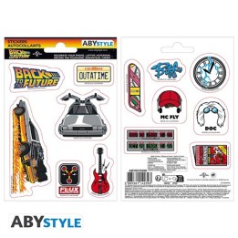 ABYSTYLE BACK TO THE FUTURE - Stickers - 16x11cm/2 sheets - Time trav.