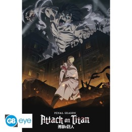 ABYSTYLE ATTACK ON TITAN - Poster grande: "Season 4 Key Art" (91.5x61)
