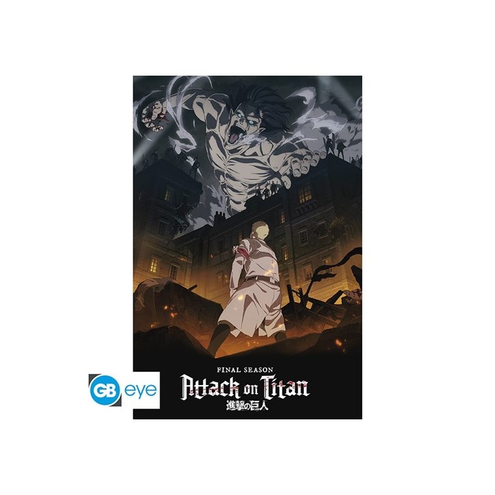 ABYSTYLE ATTACK ON TITAN - Poster grande: "Season 4 Key Art" (91.5x61)