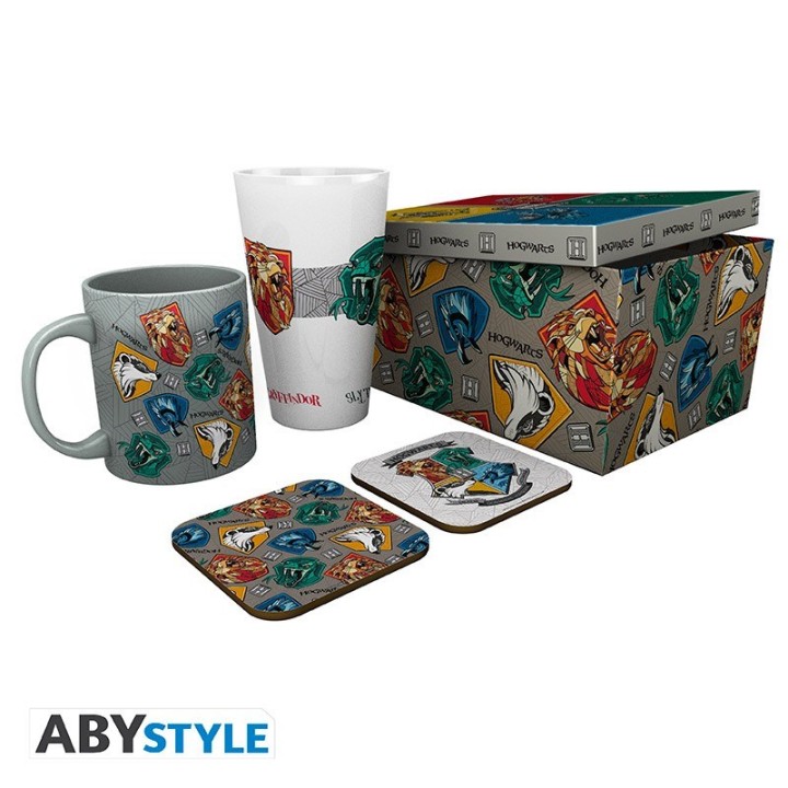 ABYSTYLE HARRY POTTER - Set Bicchiere XXL + Tazza + 2 Sottobicchieri: "Stand together"