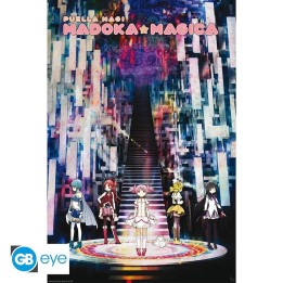 ABYSTYLE PUELLA MAGI MADOKA MAGICA - Poster grande: "Key Art" (91.5x61)