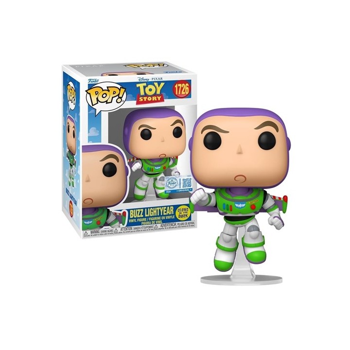 FUNKO POP Disney: Toy Story - 1726 Buzz Lightyear (Glows In The Dark) (Exclusive) 9cm