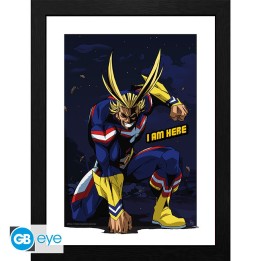 ABYSTYLE MY HERO ACADEMIA - Poster incorniciato (30x40): "All Might"
