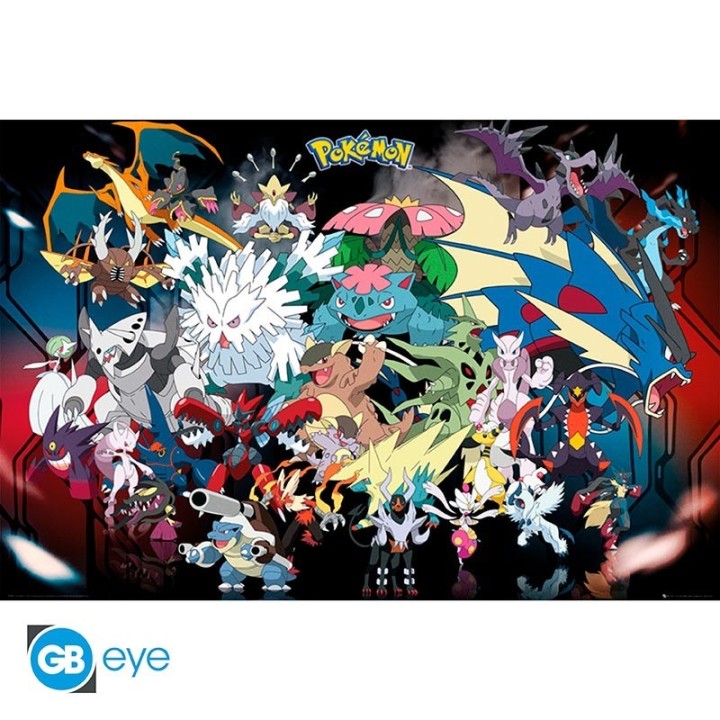 ABYSTYLE POKEMON - Poster grande: "Mega Evolution" (91.5x61)