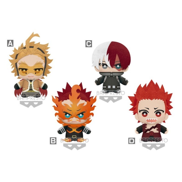 BANPRESTO 18476 - My Hero Academia: World Heroes’ Mission Tomonui Plush Series 2 Display 9 Personaggi Assortiti