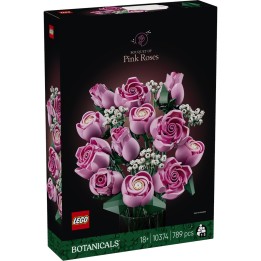 LEGO 10374 BOTANICALS - Bouquet di rose rosa