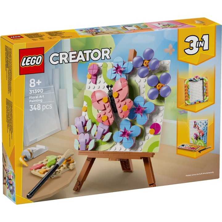 LEGO 31390 CREATOR - Dipinto floreale decorativo