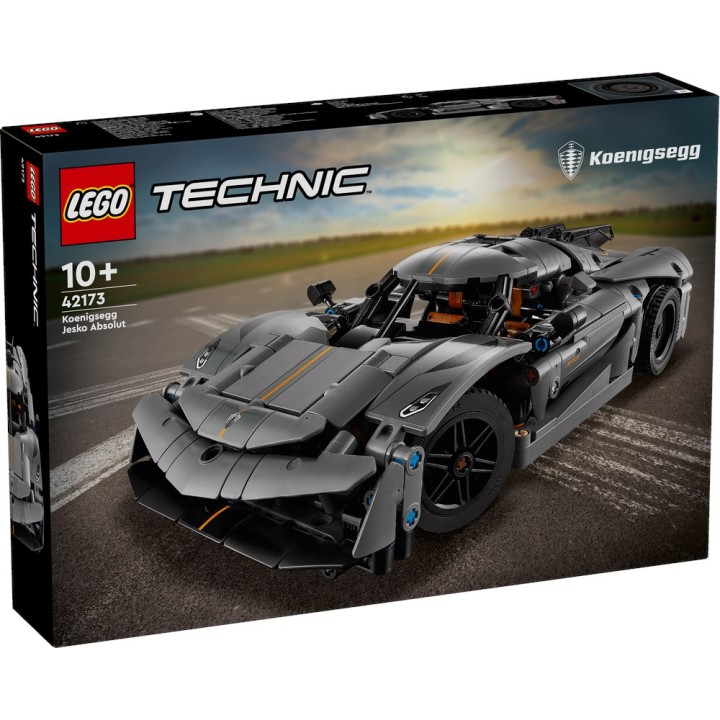 LEGO 42173 Hypercar Koenigsegg Jesko Absolut grigia