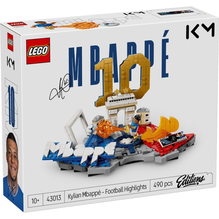 LEGO 43013 EDITIONS SPORTS - Kylian Mbappé - Highlights calcistici