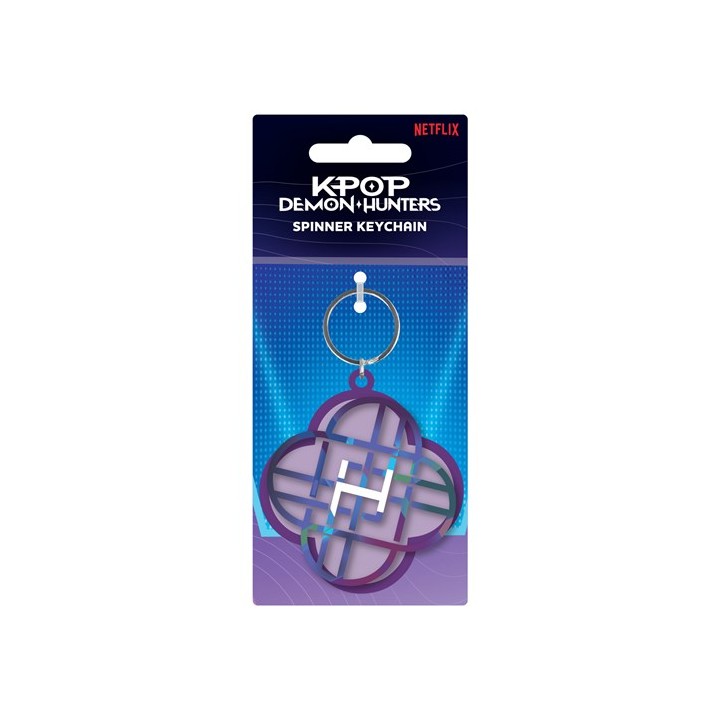 PYRAMID K-POP DEMON HUNTERS (HUNTRIX) SPINNER KEYCHAIN