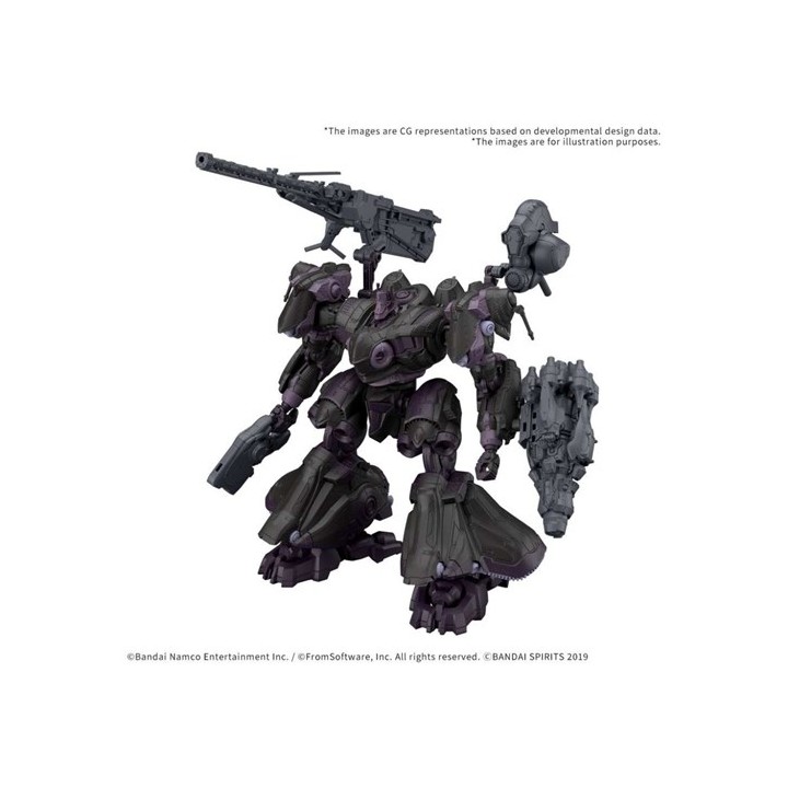 BANDAI 30MM ARMORED CORE VI FIRES OF RUBICON ARQUEBUS ADD VE-40A OPEN.