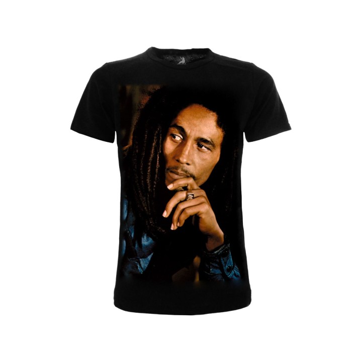 BOB MARLEY - T-Shirt Ritratto XL nera