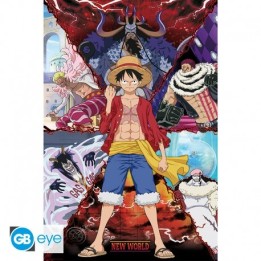 ABYSTYLE ONE PIECE - Poster Maxi (91.5x61): "Luffy vs New World"