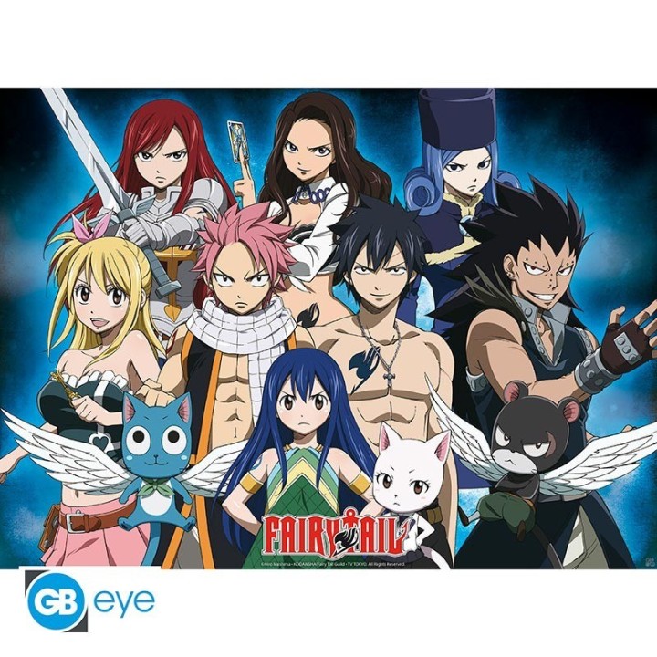 ABYSTYLE FAIRY TAIL - Poster 52x38 : Group
