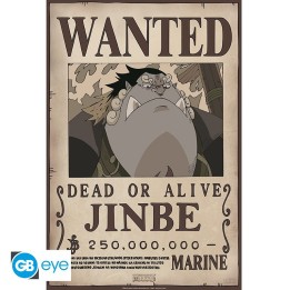 ABYSTYLE ONE PIECE - Poster: "Wanted Jinbe" (52x35)