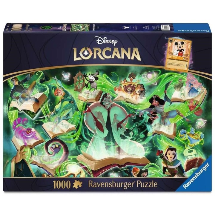 RAVENSBURGER LORCANA Glimmers of the Realm : Emerald 1000 pz