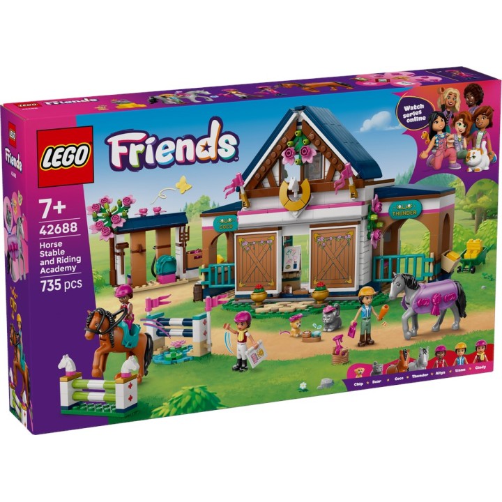 LEGO 42688 Friends - Scuderia e Accademia di equitazione