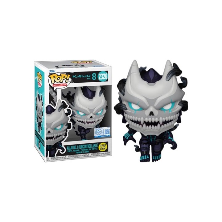 FUNKO POP Animation: Kaiju N.8 - 2326 Kaiju No.8 (Uncontrollable) (Glows In The Dark) (Exclusive) 9cm