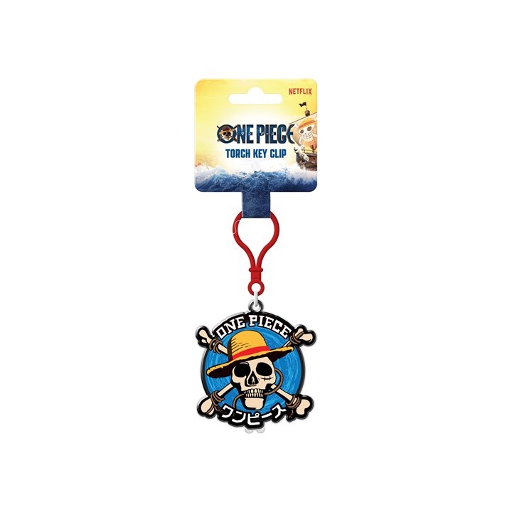 PYRAMID ONE PIECE (STRAW HAT CREW ICON) TORCH KEYCLIP