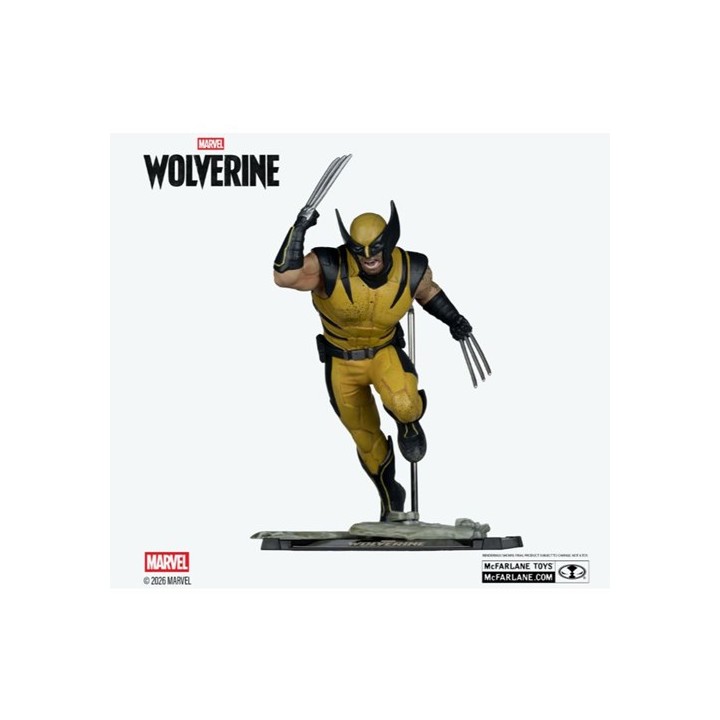 McFarlane Toys 115096 Marvel Games Collection 1:10 Wolverine The Game.