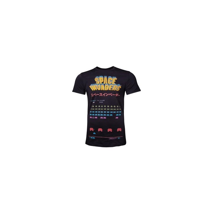 SPACE INVADERS LEVELS T-SHIRT UOMO (S)
