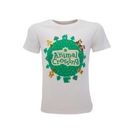 ANIMAL CROSSING T-shirt 7/8 bianca