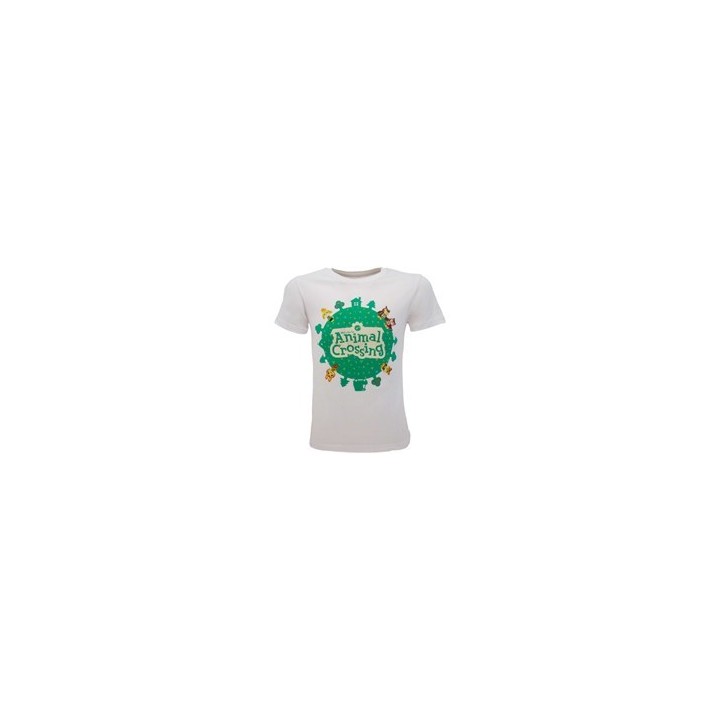 ANIMAL CROSSING T-shirt 7/8 bianca