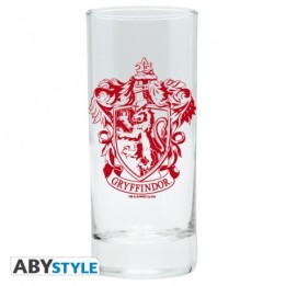 ABYSTYLE HARRY POTTER - Grifondoro Bicchiere in vetro (minimo ordine 2 o multipli)