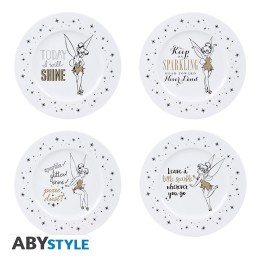 ABYSTYLE DISNEY - Set 4 Piatti "Tinkerbell"