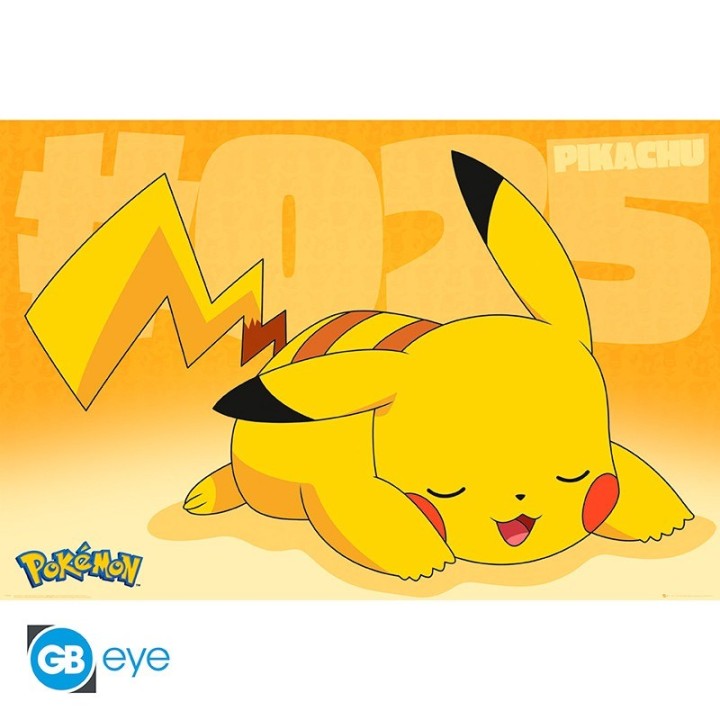 ABYSTYLE POKEMON - Poster grande: "Pikachu Asleep" (91.5x61)