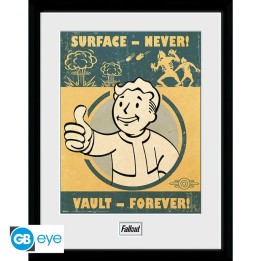 ABYSTYLE FALLOUT - Poster Incorniciato:"Vault Forever" (30x40)
