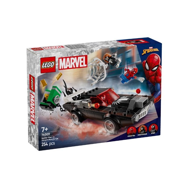LEGO 76309 SUPER HEROES MARVEL - Spider-Man contro Muscle Car di Venom