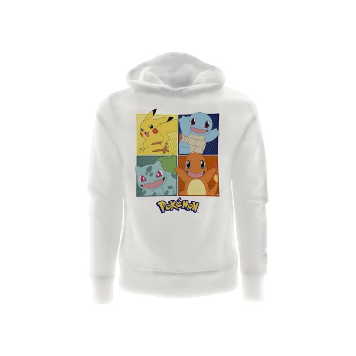 POKEMON PERSONAGGI FELPA 7-8 ANNI BIANCA