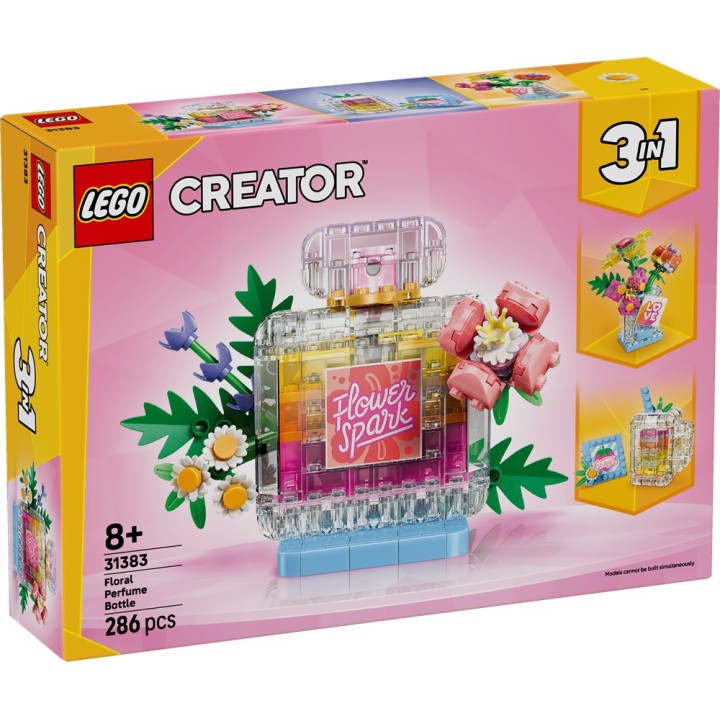 LEGO 31383 CREATOR - Boccetta di profumo con decorazione floreale