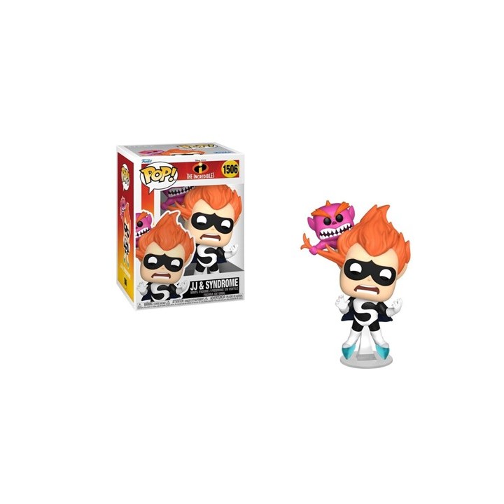 FUNKO POP Disney: The Incredibles 20th- JJ & Syndrome 9 cm