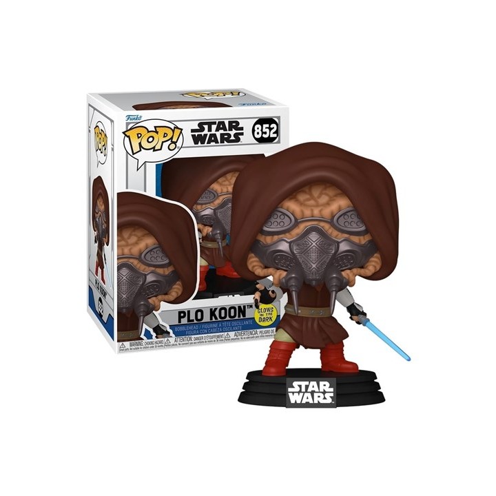 FUNKO POP Star Wars - 852 Plo Koon (Glows in The Dark) 9cm