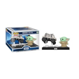 FUNKO POP Moment Star Wars: The Mandalorian - 840 Grogu With Polar Mouse Droide