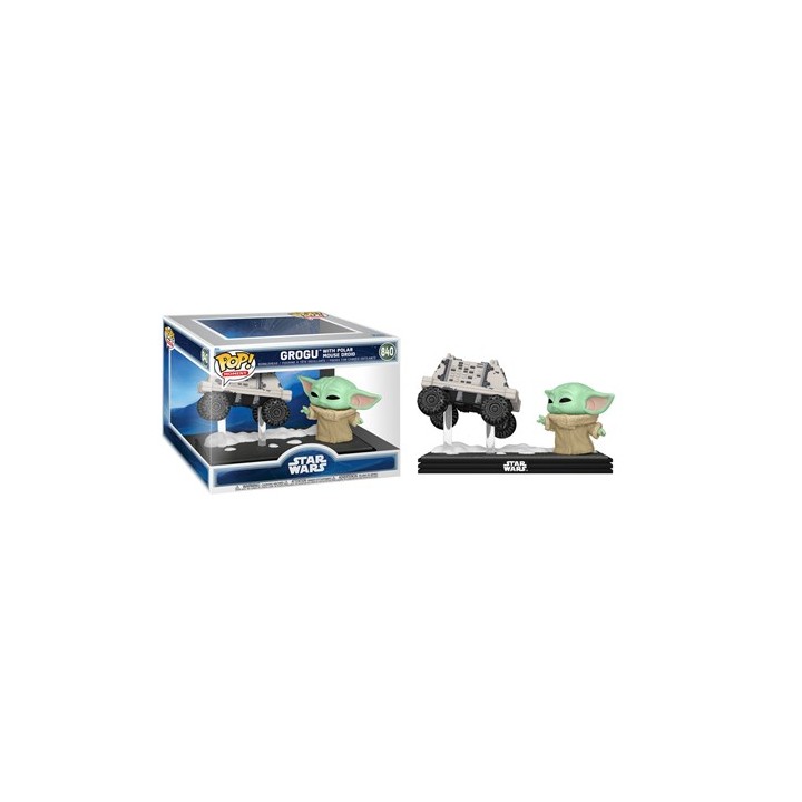 FUNKO POP Moment Star Wars: The Mandalorian - 840 Grogu With Polar Mouse Droide