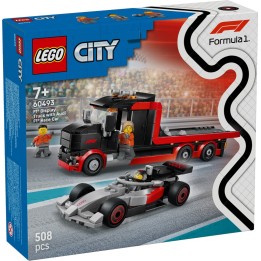 LEGO 60493 CITY - Truck F1 con auto da corsa Audi F1